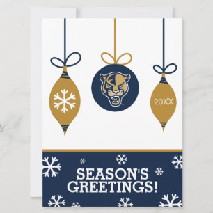 Cartes Pour Fêtes Annuelles Panthers de la FIU - Noël