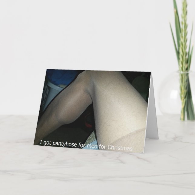 Cartes Pour Fêtes Annuelles Pantyhose (Devant)