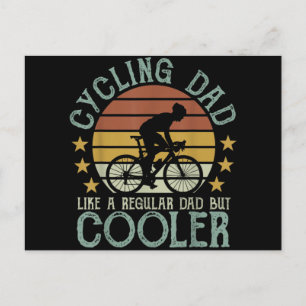 Cartes Pour Fêtes Annuelles Papa Cycliste Comme Un Père Régulier Mais Glacière