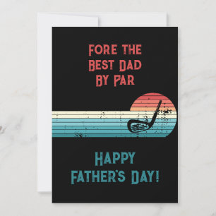 Cartes Pour Fêtes Annuelles Papa de golf drôle Meilleur par au Père