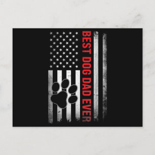 Cartes Pour Fêtes Annuelles Papa drôle Fête des pères Papa chien