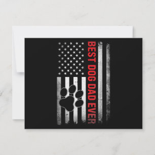 Cartes Pour Fêtes Annuelles Papa drôle Fête des pères Papa Chien