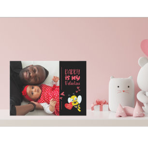 Cartes Pour Fêtes Annuelles Papa est ma photo de la Saint-Valentin