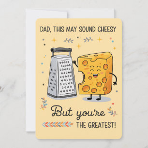 Cartes Pour Fêtes Annuelles Papa Fromage Ringard Anniversaire Drôle Fête des P