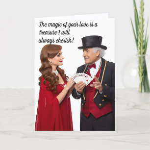 Cartes Pour Fêtes Annuelles Papa magicien et fille (1) - Fête des pères