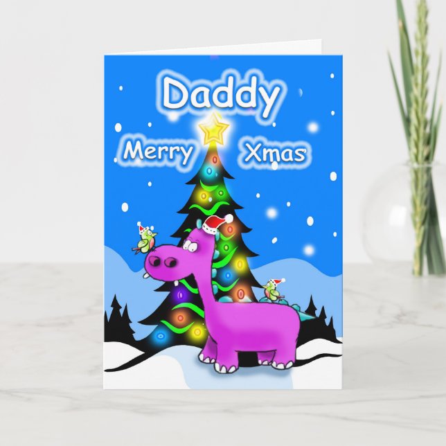 Cartes Pour Fêtes Annuelles Papa merry xmas (Devant)