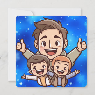 Cartes Pour Fêtes Annuelles Papa, mon héros silencieux