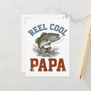 Cartes Pour Fêtes Annuelles Papa pêche super cool pour la fête des pères