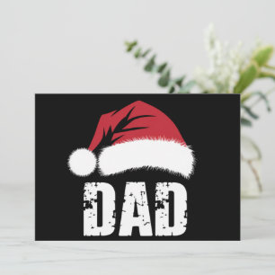 Cartes Pour Fêtes Annuelles Papa Père Noël Famille de Noël Correspondant Pyjam