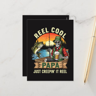 Cartes Pour Fêtes Annuelles Papa Super Cool qui se faufile vraiment