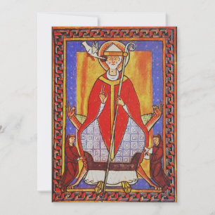 Cartes Pour Fêtes Annuelles Pape Saint Grégoire Ier le Dialogiste