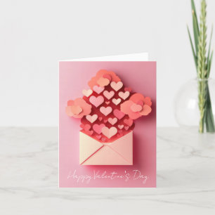 Cartes Pour Fêtes Annuelles Papercut Hearts La Saint Valentin