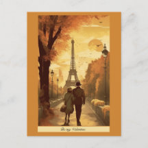 Papier à lettres de la Ville de l'Amour de Paris à