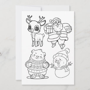 Cartes Pour Fêtes Annuelles Papier colorant do-it-yourself pour la fête de Noë