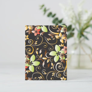 Cartes Pour Fêtes Annuelles Papier mural à fleurs 4