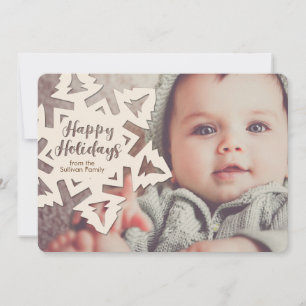 Cartes Pour Fêtes Annuelles Papier personnalisé coupé Jours fériés Flacon de n