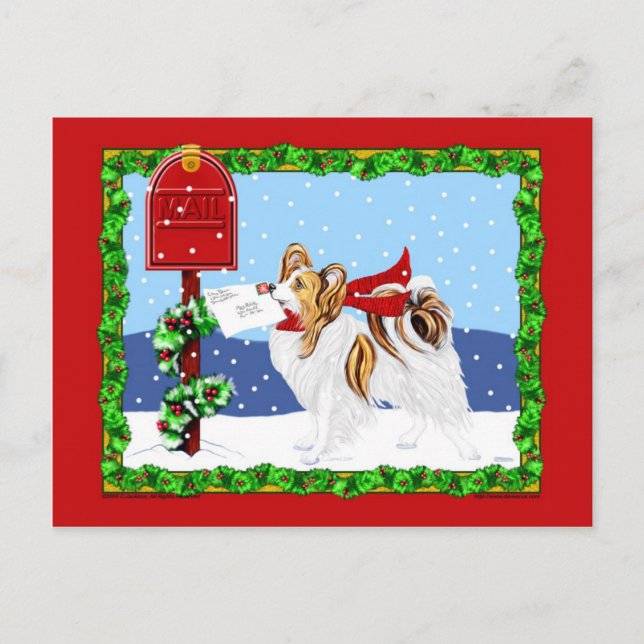 Cartes Pour Fêtes Annuelles Papillon Christmas Mail Sable (Devant)
