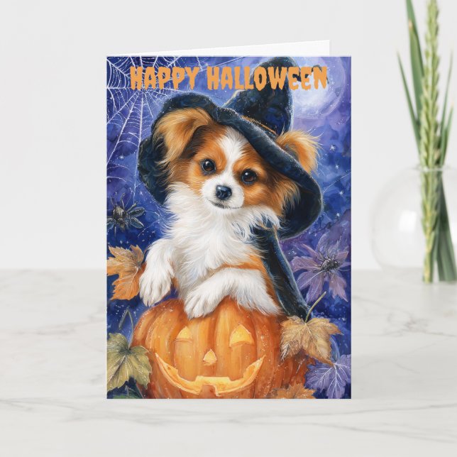 Cartes Pour Fêtes Annuelles Papillon de Halloween (Devant)