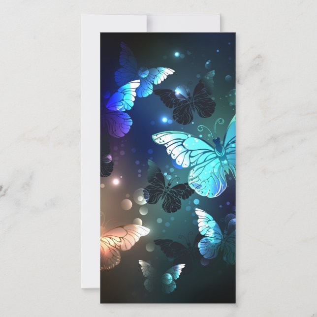 Cartes Pour Fêtes Annuelles Papillon de nuit (Devant)