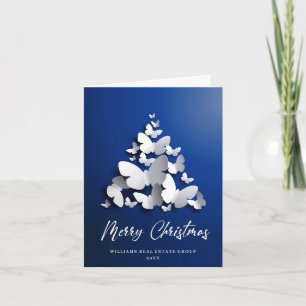 Cartes Pour Fêtes Annuelles Papillon Monarque Noël Accueil d'entreprise