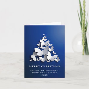 Cartes Pour Fêtes Annuelles Papillon Monarque Noël Accueil d'entreprise