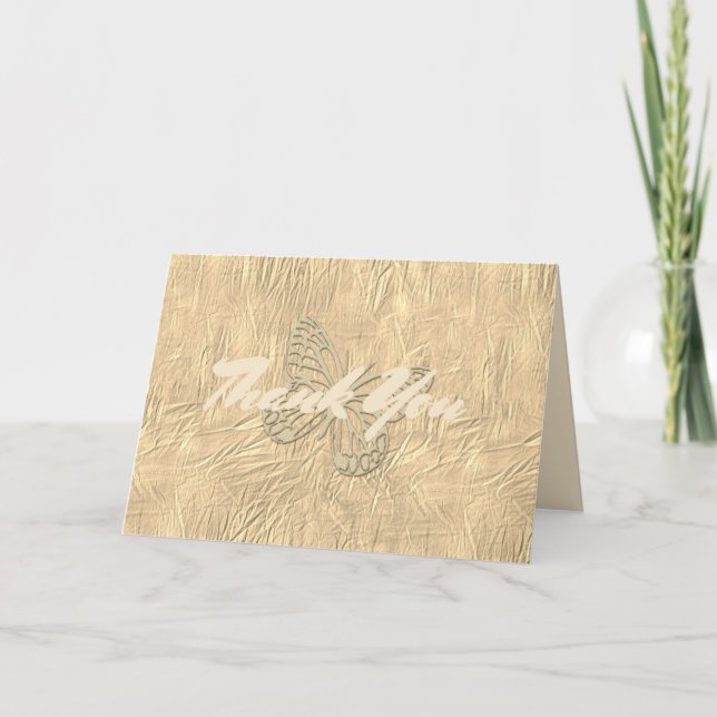 Cartes Pour Fêtes Annuelles Papillon mou (Devant)