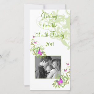Cartes Pour Fêtes Annuelles Papillons