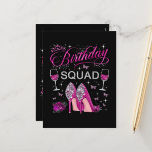 Cartes Pour Fêtes Annuelles Papillons de l'équipe d'anniversaire