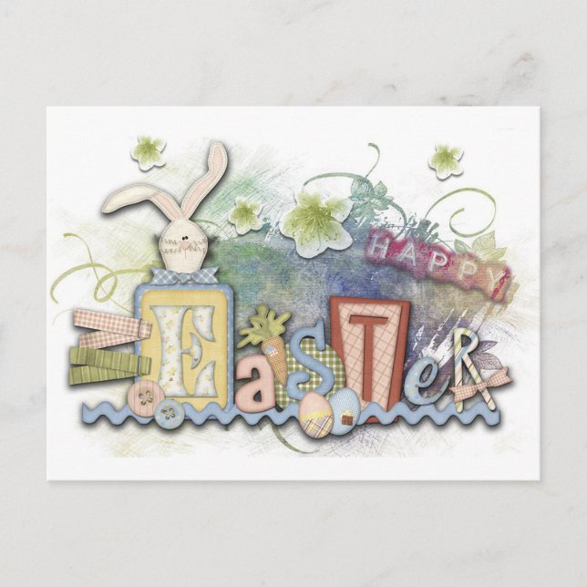 Cartes Pour Fêtes Annuelles Pâques (Devant)