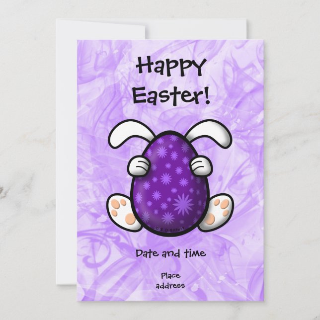 Cartes Pour Fêtes Annuelles Pâques (Devant)