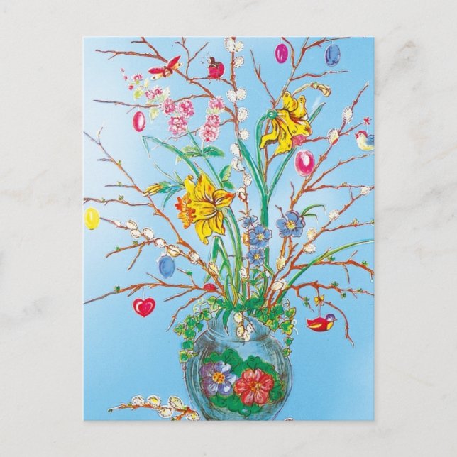 Cartes Pour Fêtes Annuelles Pâques - (Devant)