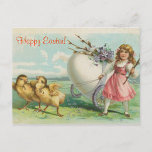Cartes Pour Fêtes Annuelles Pâques antique vintage