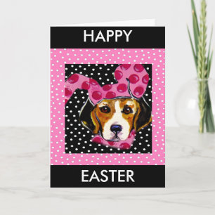 Cartes Pour Fêtes Annuelles Pâques Beagle