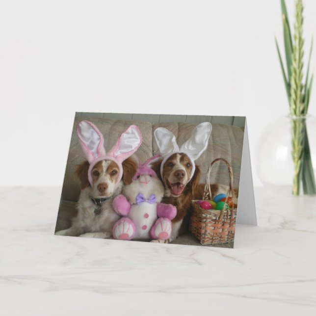 CARTES POUR FÊTES ANNUELLES PÂQUES BRITTANYS (Devant)