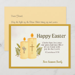 Cartes Pour Fêtes Annuelles Pâques catholiques personnalisées