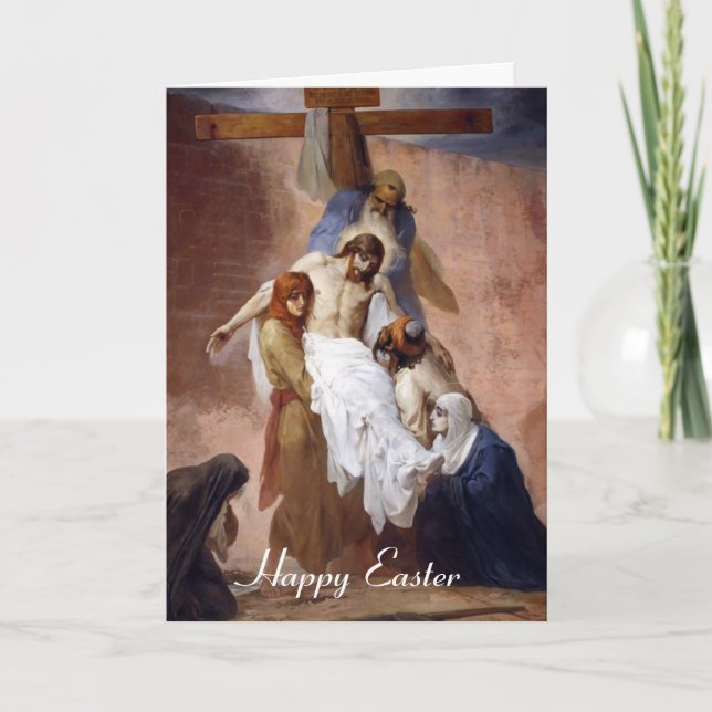 Cartes Pour Fêtes Annuelles Pâques croisées (Devant)