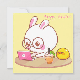 Cartes Pour Fêtes Annuelles Pâques de Kawaii