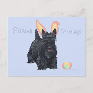 Cartes Pour Fêtes Annuelles Pâques du Terrier Écossais