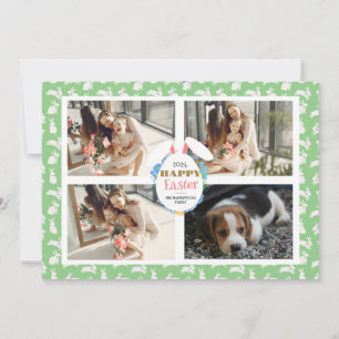 Cartes Pour Fêtes Annuelles Pâques élégant joyeux Oreilles Oeufs photo de fami