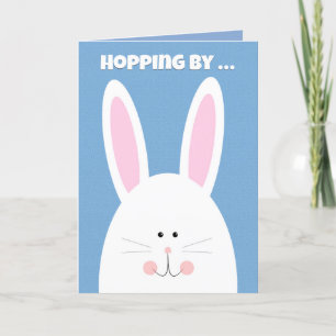 Cartes Pour Fêtes Annuelles Pâques Heureuse Pour N'Importe Qui De Lapin Hoppin
