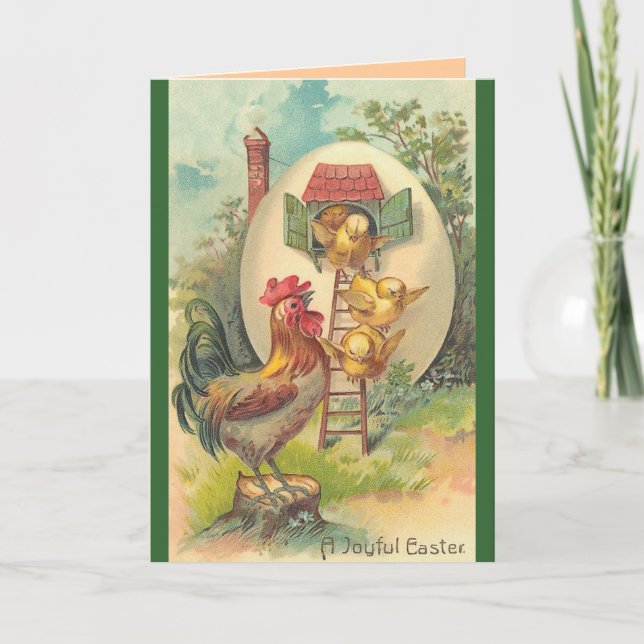 Cartes Pour Fêtes Annuelles Pâques Joyeuses (Devant)