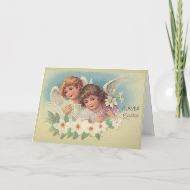 Cartes Pour Fêtes Annuelles Pâques Joyeuses (Devant)