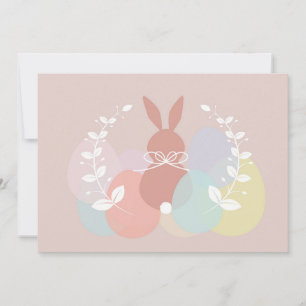 Cartes Pour Fêtes Annuelles Pâques joyeuses minimalistes
