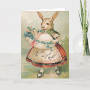 Cartes Pour Fêtes Annuelles Pâques Lapin Basket Baby Oubliez-Moi Pas