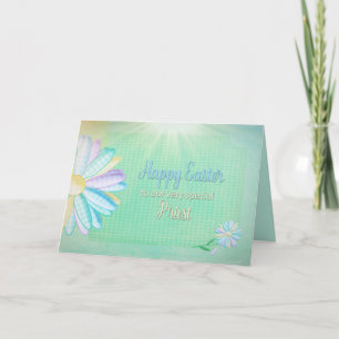 Cartes Pour Fêtes Annuelles Pâques - marguerite de guingan - prêtre