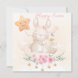 Cartes Pour Fêtes Annuelles Pâques mignonnes