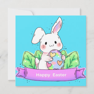 Cartes Pour Fêtes Annuelles Pâques mignonnes