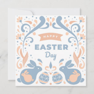 Cartes Pour Fêtes Annuelles Pâques mignonnes