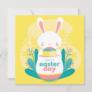 Cartes Pour Fêtes Annuelles Pâques mignonnes