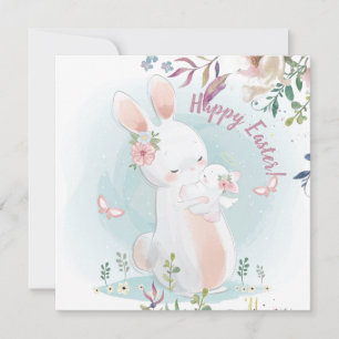 Cartes Pour Fêtes Annuelles Pâques mignonnes